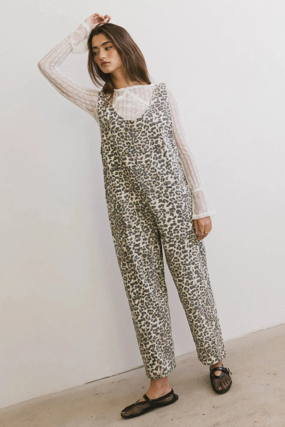 Ziggy Leopard Overalls